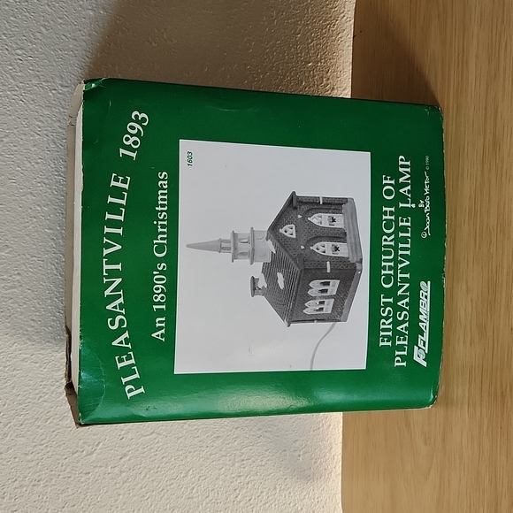 Vtg First Church Of Pleasantville Lamp Pleasantville 1893 An 1890's Christmas - Picture 7 of 11